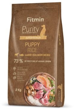 Fitmin Purity Dog Rice Puppy Lamb & Salmon 2 kg Granule pre šteniatka