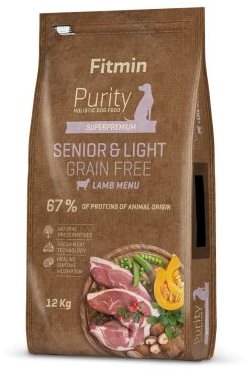 Fitmin Purity Dog GF Senior&Light Lamb 12 kg Granuly pre psov