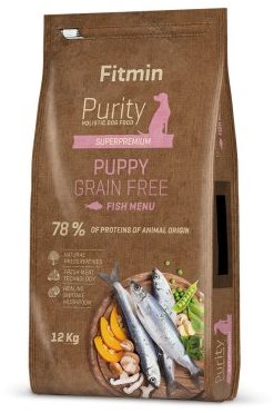 Fitmin  Purity Dog GF Puppy Fish 12 kg Granule pre šteniatka