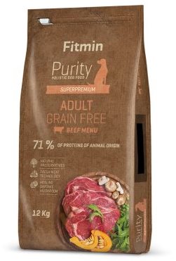 Fitmin  Purity Dog GF Adult Beef  12 kg Granuly pre psov