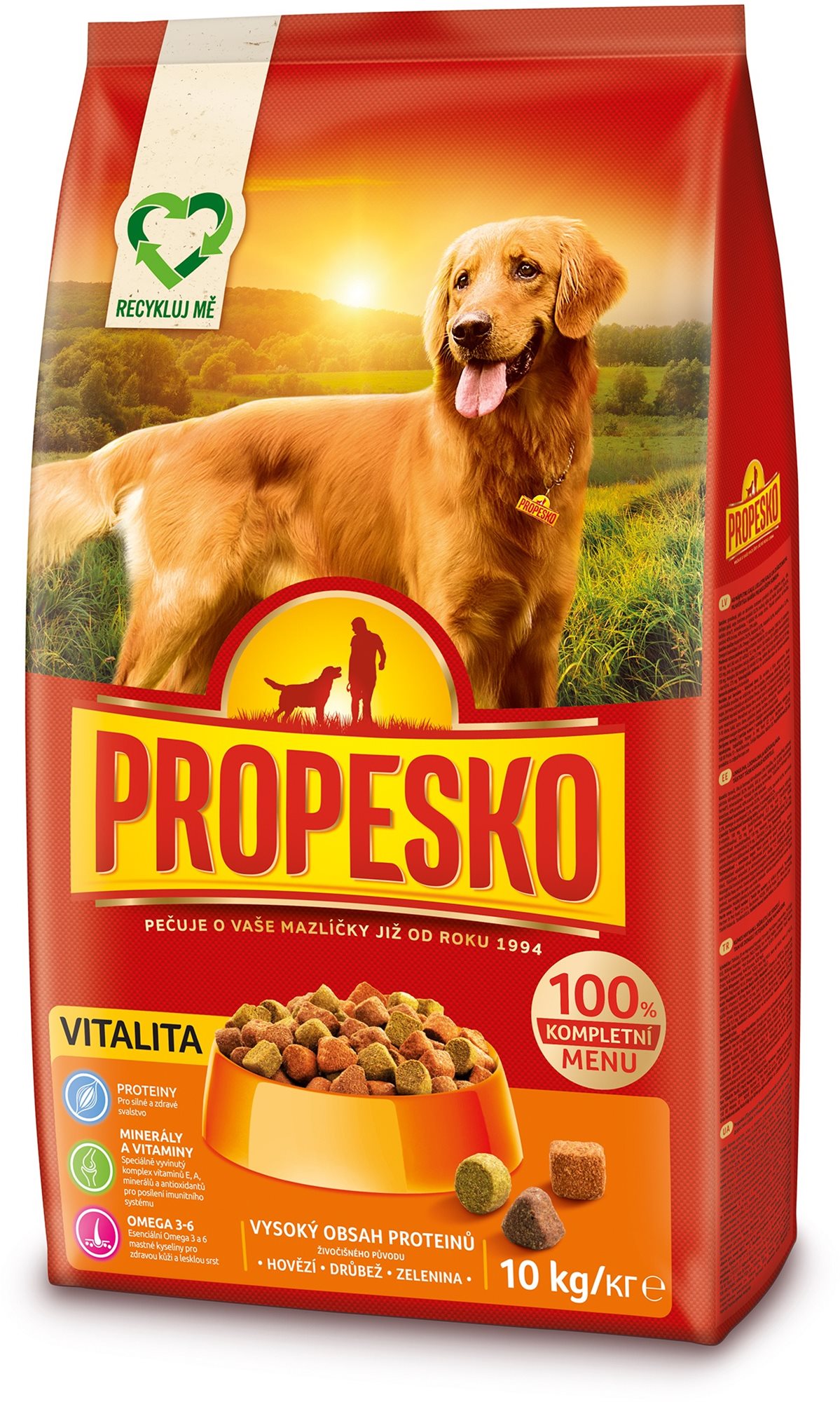 Propesko granule Vitalita 10 kg Granuly pre psov