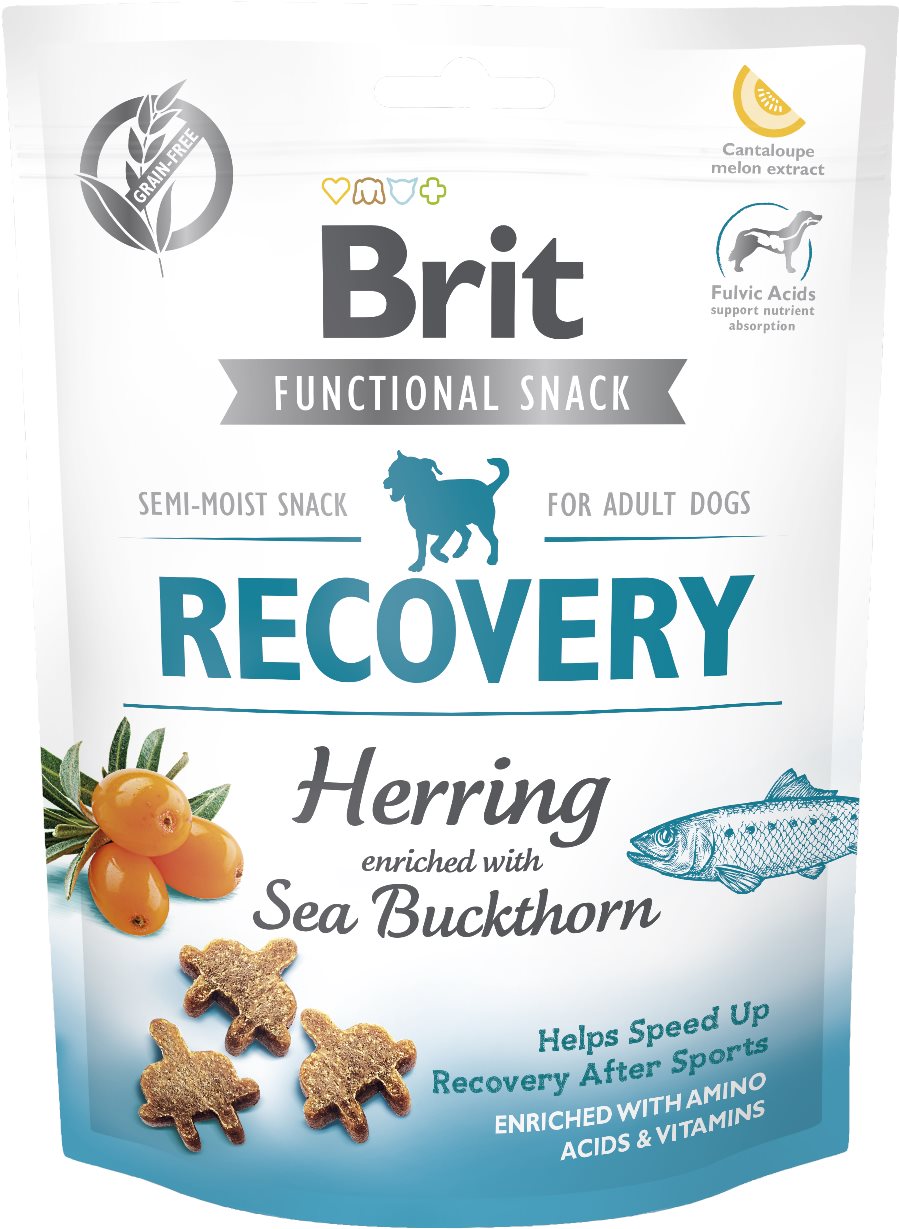 Brit Care Dog Functional Snack Recovery Herring 150 g Maškrty pre...