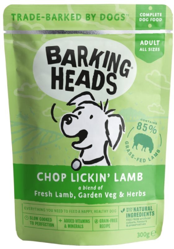 Barking Heads Chop Lickin’ Lamb kapsička 300 g Kapsička pre psov