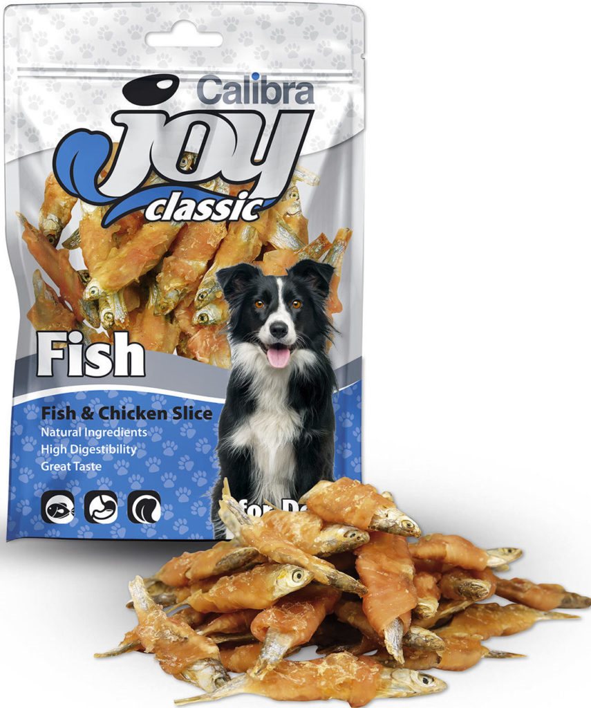 Calibra Joy Dog Classic Fish & Chicken Slice 80 g Maškrty pre psov