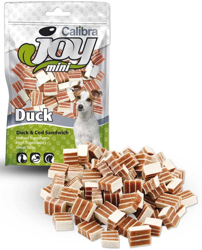 Calibra Joy Dog Mini Duck & Cod Sandwich 70 g Maškrty pre psov