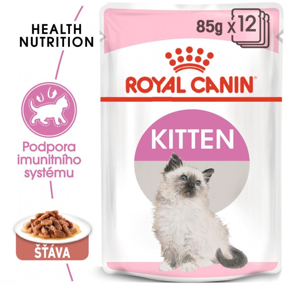 Royal Canin Kitten Instinctive Gravy 12× 85 g Kapsička pre mačky