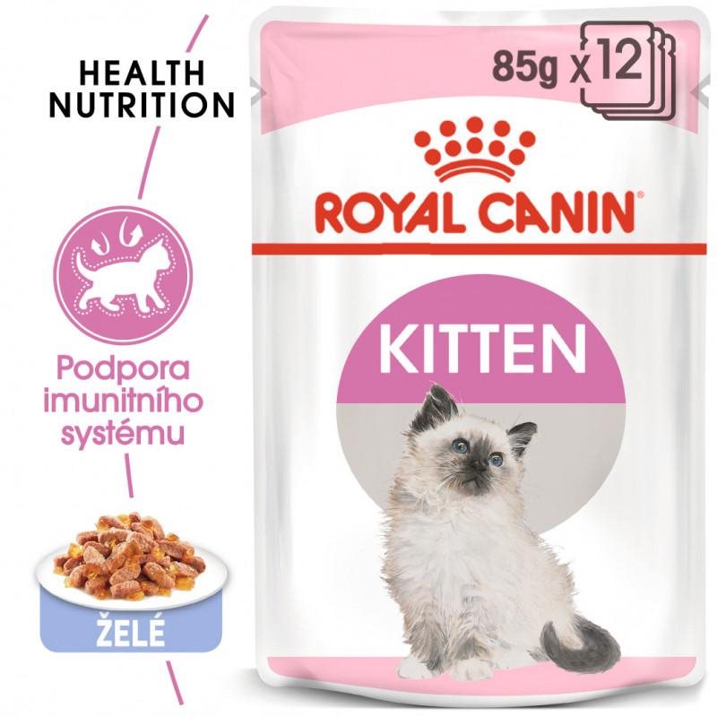 Royal Canin Kitten Instinctive Jelly 12× 85 g Kapsička pre mačky