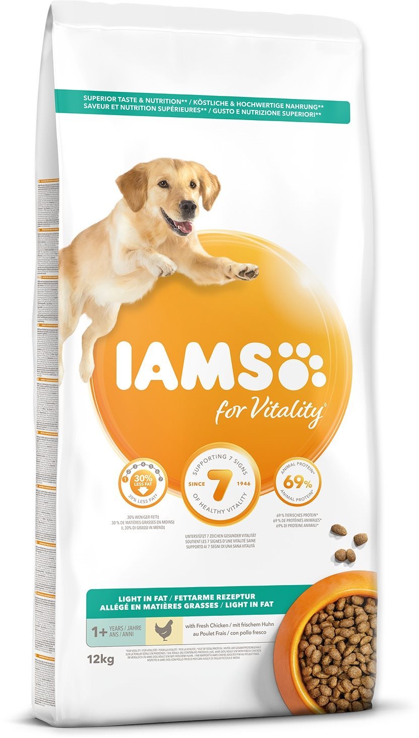 IAMS Dog Adult Weight Control Chicken 12 kg Granuly pre psov