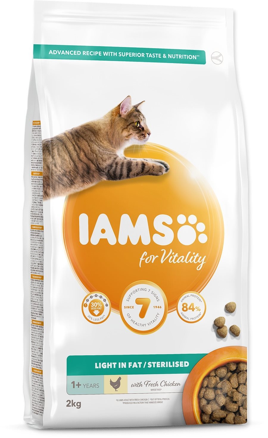 IAMS Cat Adult Weight Control/Sterilized Chicken 2 kg Granule pre...
