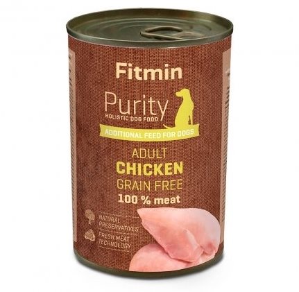 Fitmin Purity Konzerva kuracie pre psov 400 g Konzerva pre psov