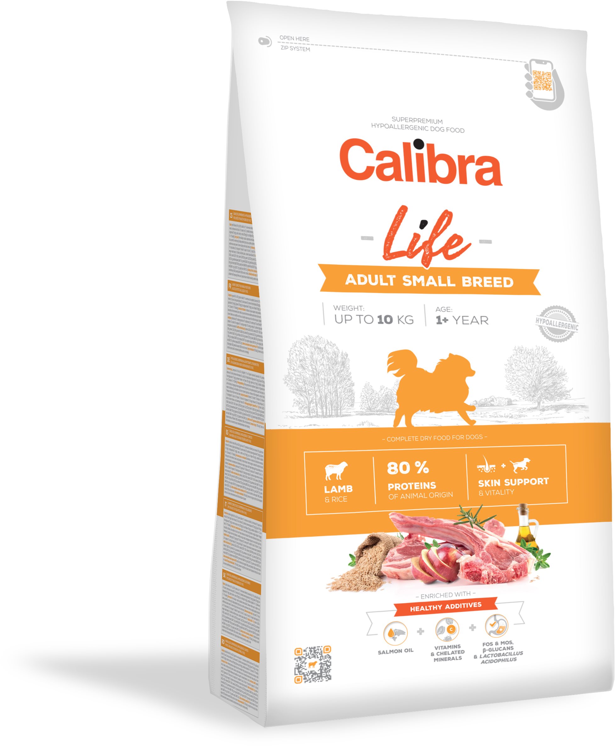 Calibra Dog Life Adult Small Breed Lamb 6 kg Granuly pre psov