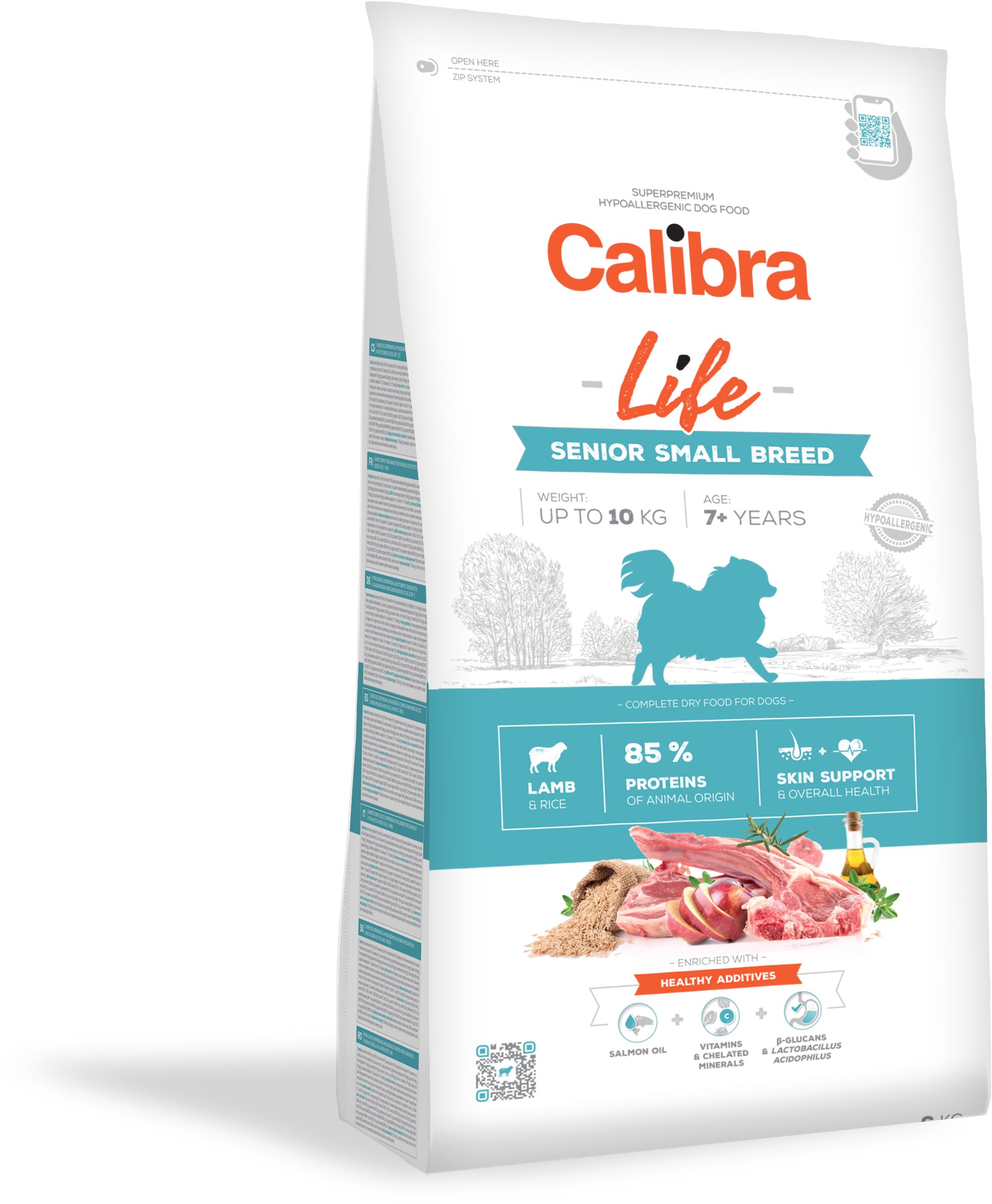 Calibra Dog Life Senior Small Breed Lamb 1,5 kg Granuly pre psov