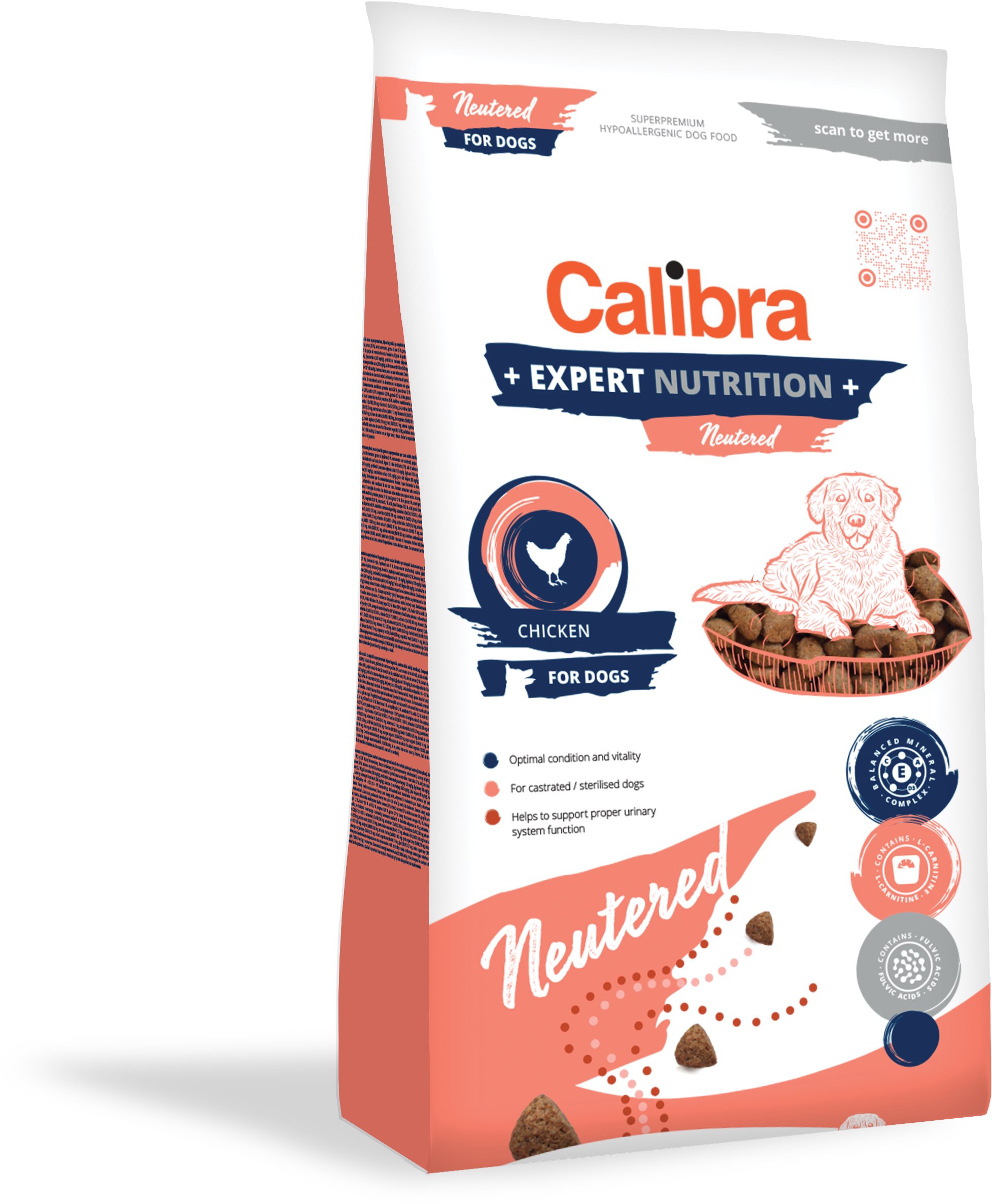 Calibra Dog EN Neutered 2 kg NEW Granuly pre psov