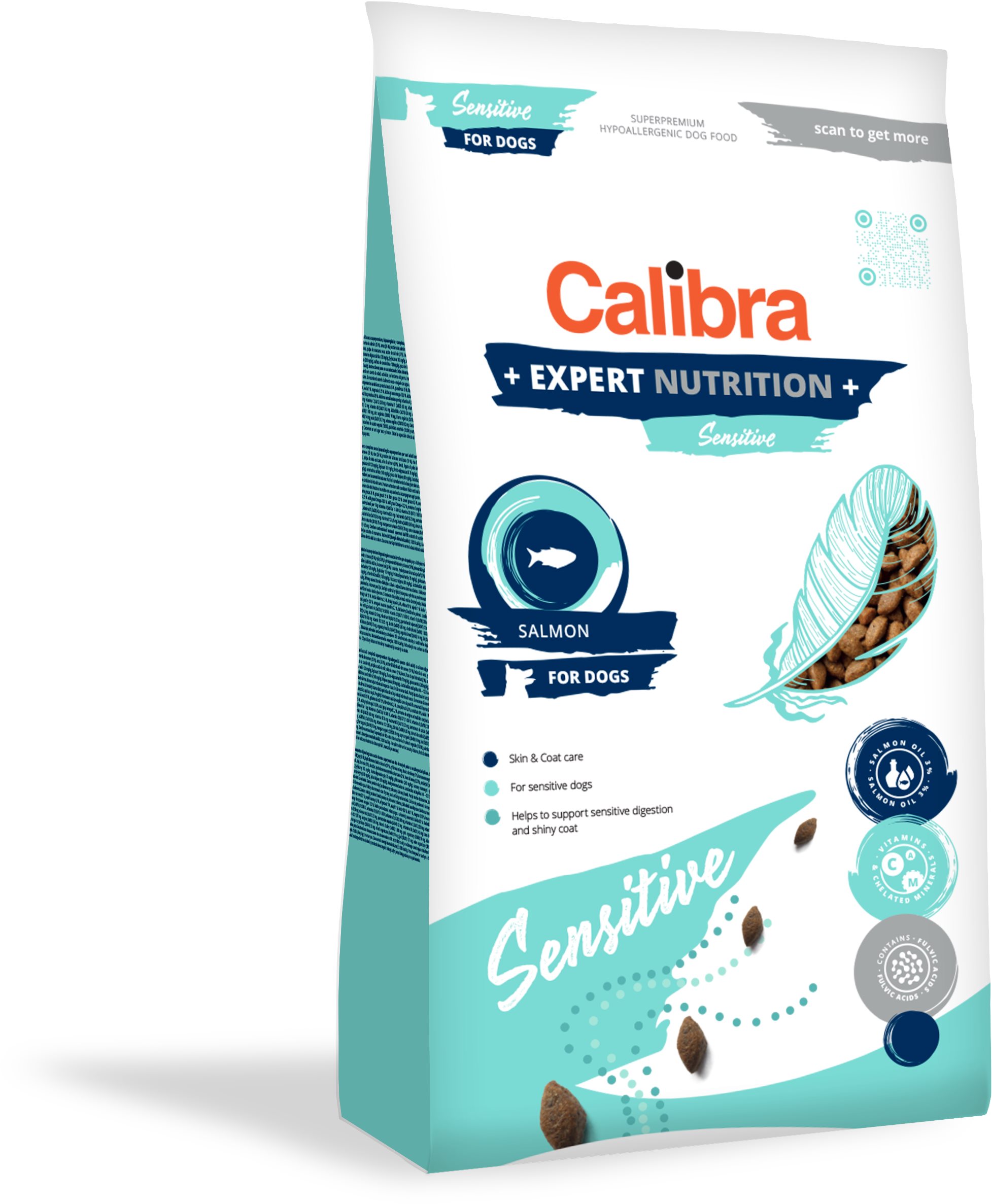 Calibra Dog EN Sensitive Salmon 12 kg NEW Granuly pre psov