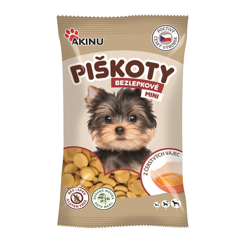 AK Bezlepkové mini piškóty pre psov 120 g Piškóty pre psa