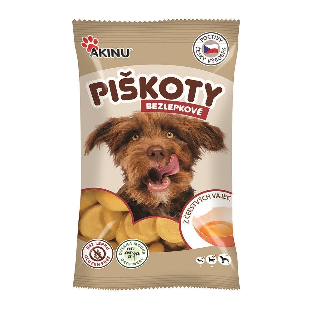 AK - Bezlepkové piškóty pre psov, 120 g Piškóty pre psa