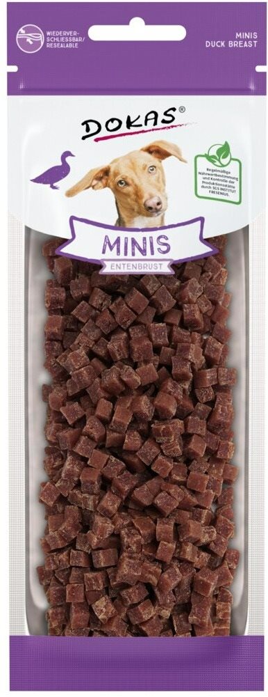 Dokas-Minis – Kocky z kačacích pŕs 70 g Maškrty pre psov
