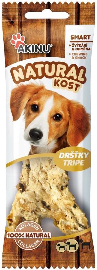 Akinu Natural kosť s držkami 1 ks Maškrty pre psov