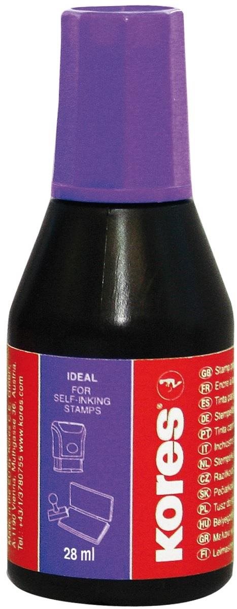 Kores 28 ml fialová Pečiatková farba