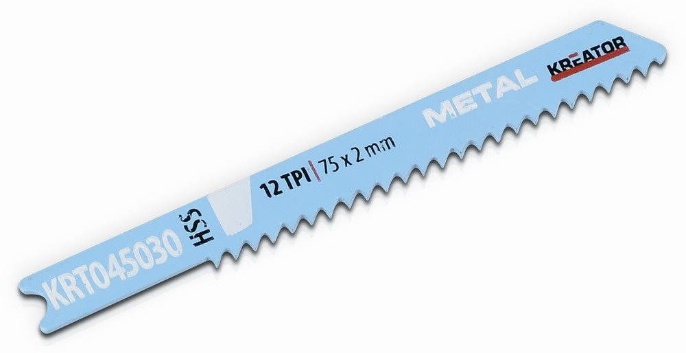 Kreator KRT045030 Súprava HSS pílových listov na kov 75/12 Sada...