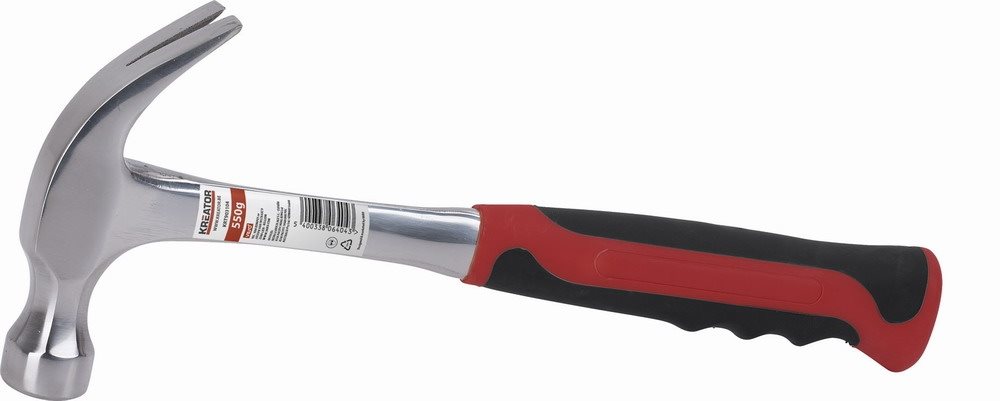 KREATOR Tesárske kladivo 550 g – Oceľová násada Kladivo