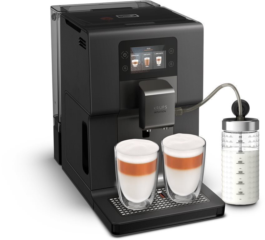 KRUPS EA875U10 Intuition Preference+ Grey s nádobou na mlieko...