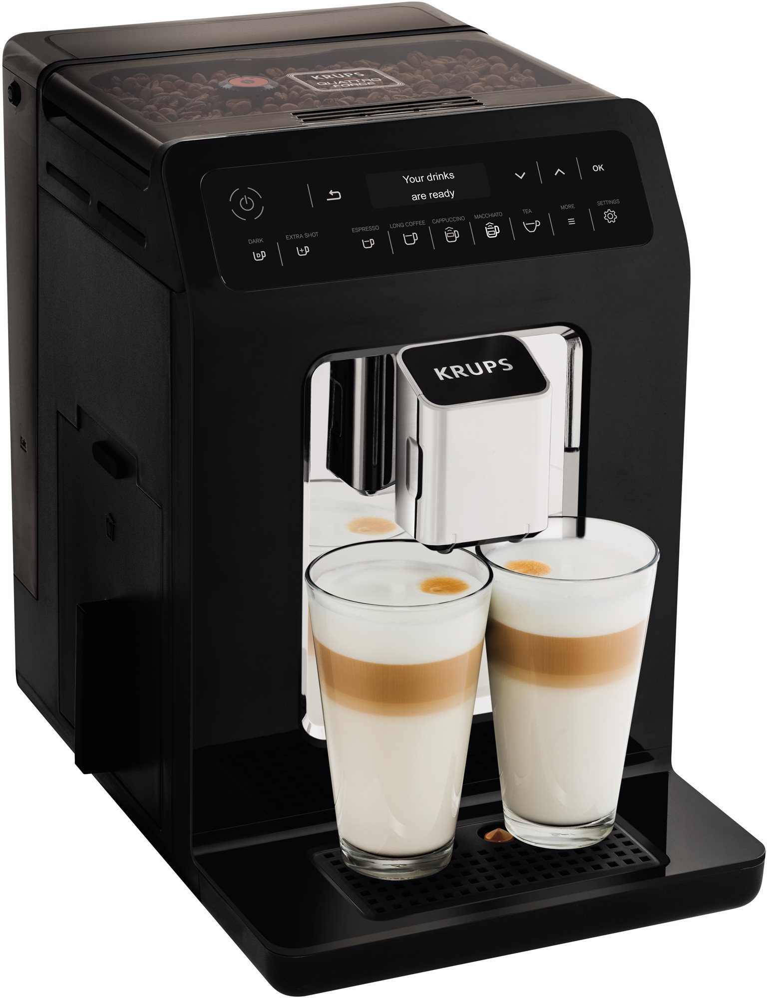 KRUPS EA890810 Evidence Black Kaffeevollautomat