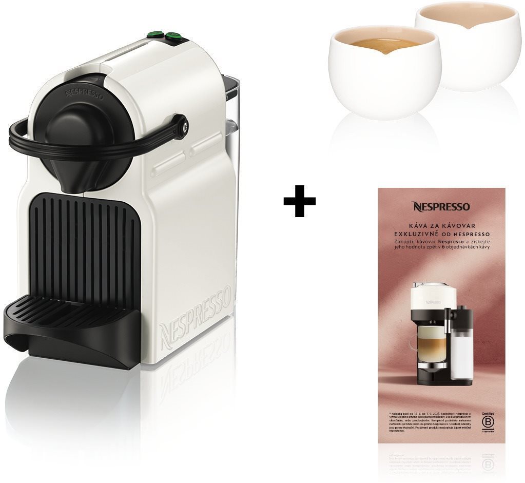 NESPRESSO KRUPS Inissia White XN100110CE letná súprava Kávovar na...