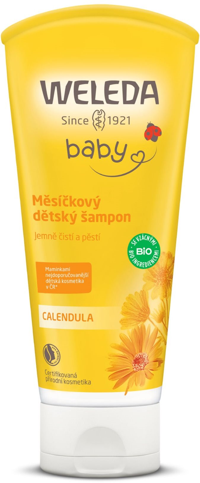 WELEDA Nechtíkový detský šampón 200 ml Detský šampón