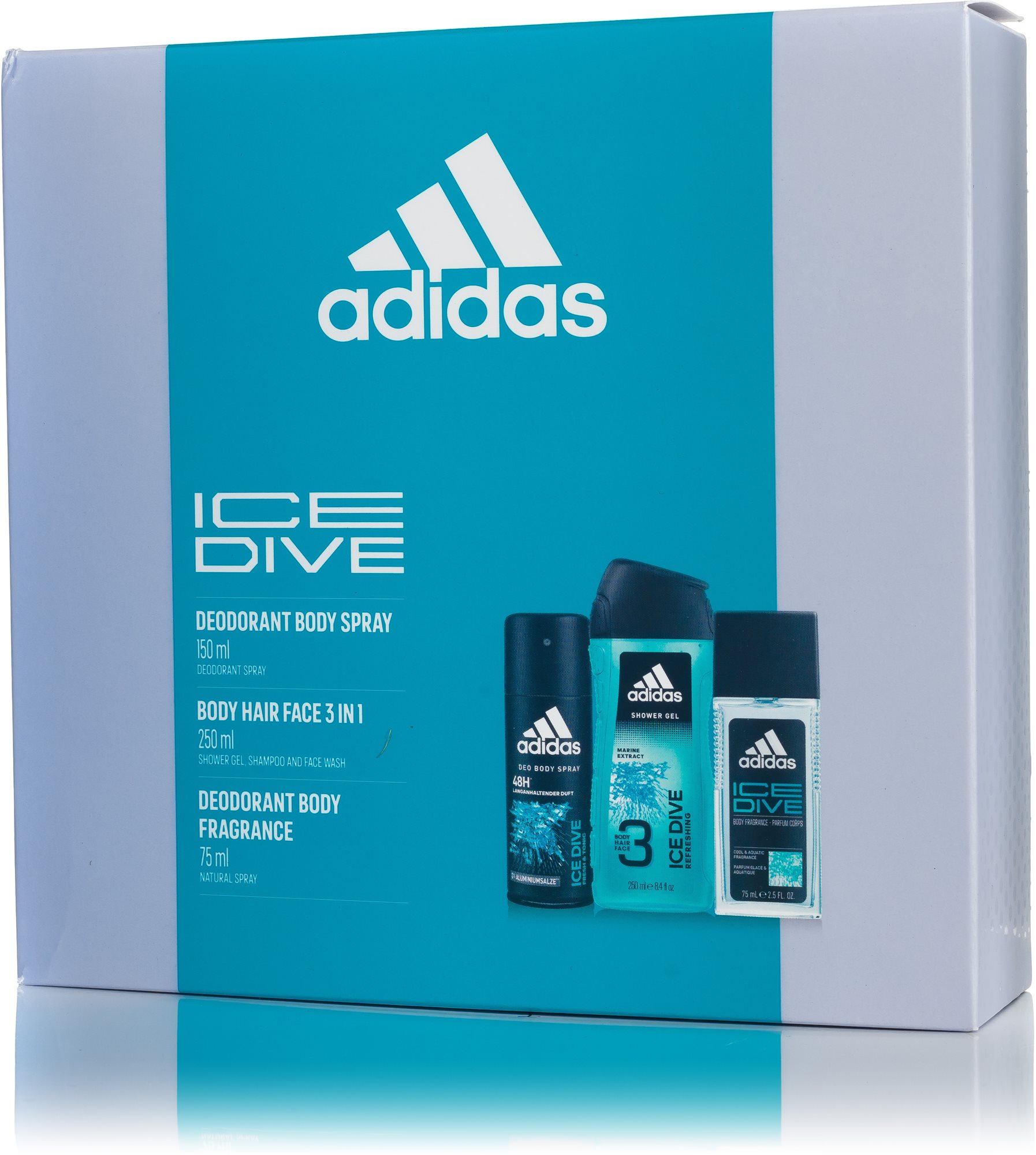 ADIDAS Ice Dive Set 475 ml Dárková kosmetická sada