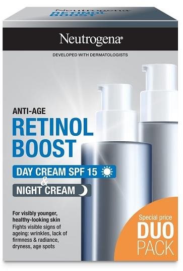 NEUTROGENA Retinol Boost DuoPack Deň + Noc  2×  50 ml Kozmetická sada