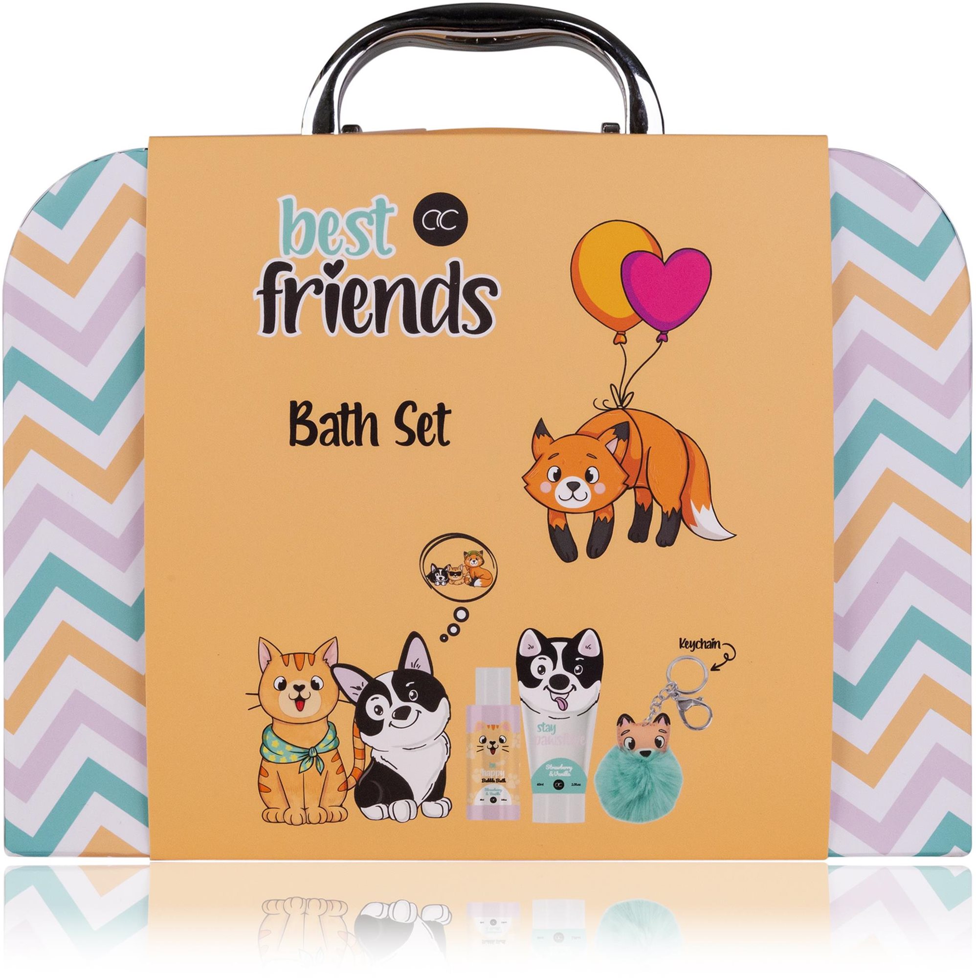 ACCENTRA Best Friends set kúpeľový v detskom kufríku Darčeková sada...