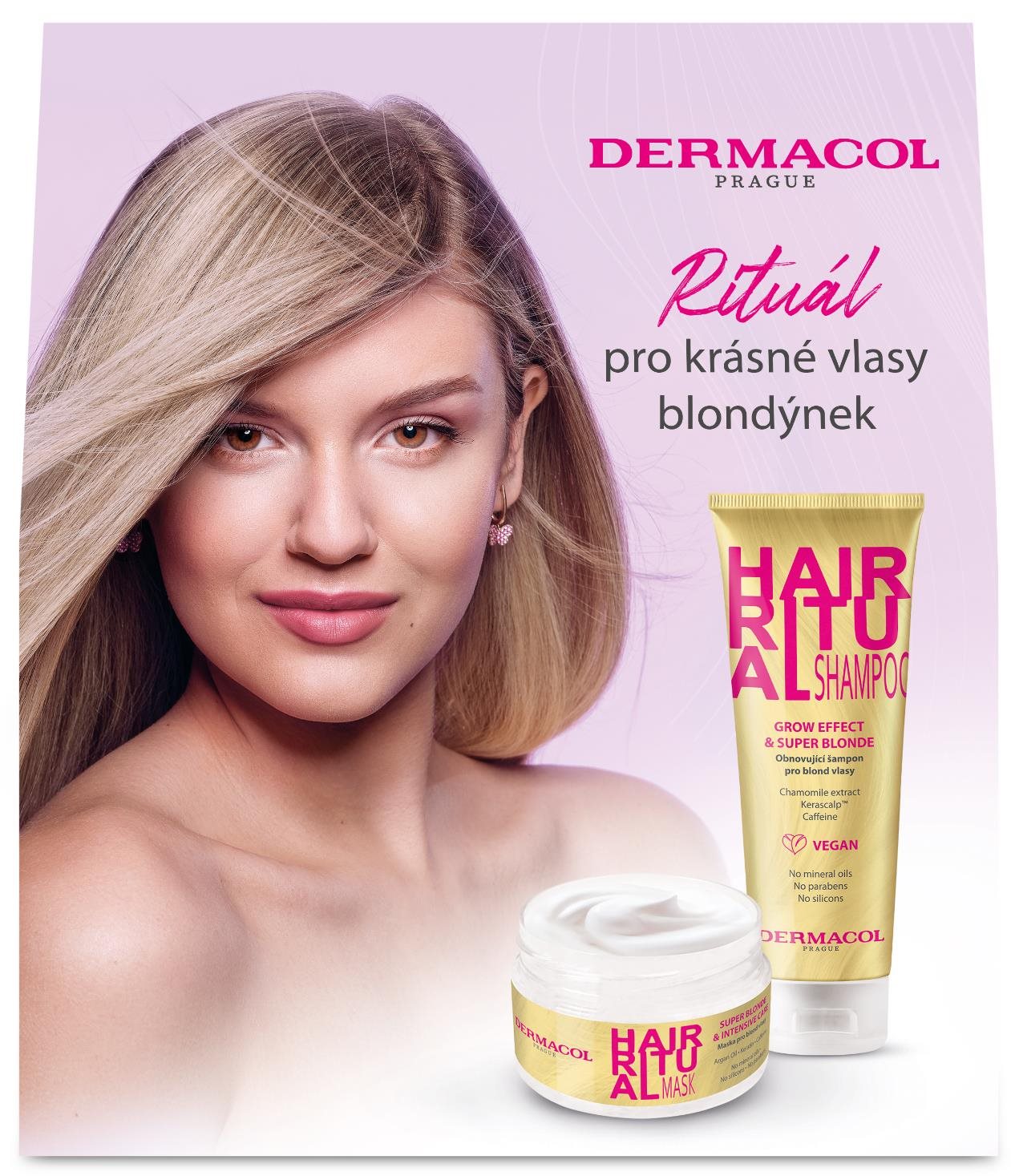 DERMACOL Hair Ritual Blonde Set 450ml Kozmetikai ajándékcsomag