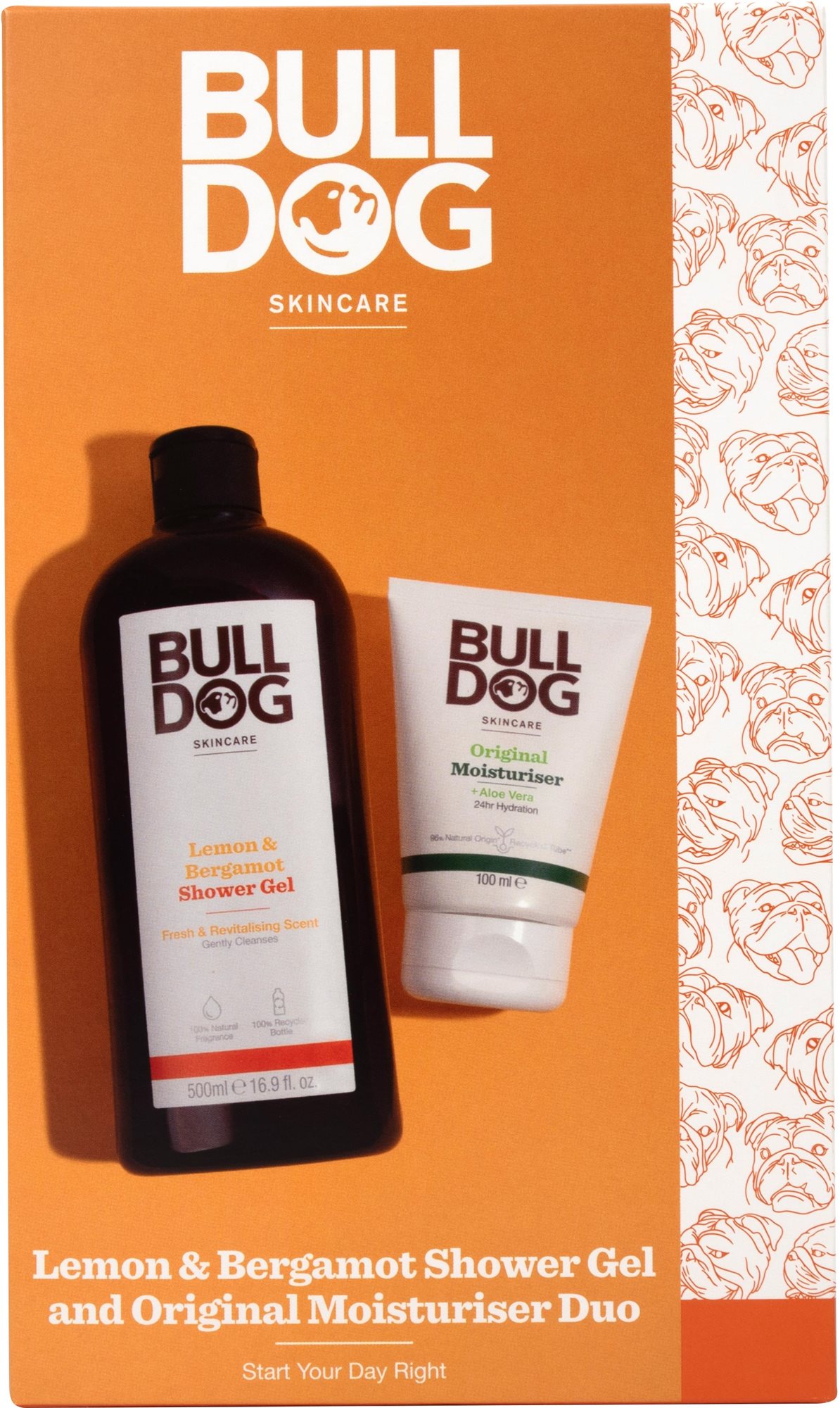 BULLDOG Shower Gél & Moisturiser 600 ml Pánska kozmetická súprava