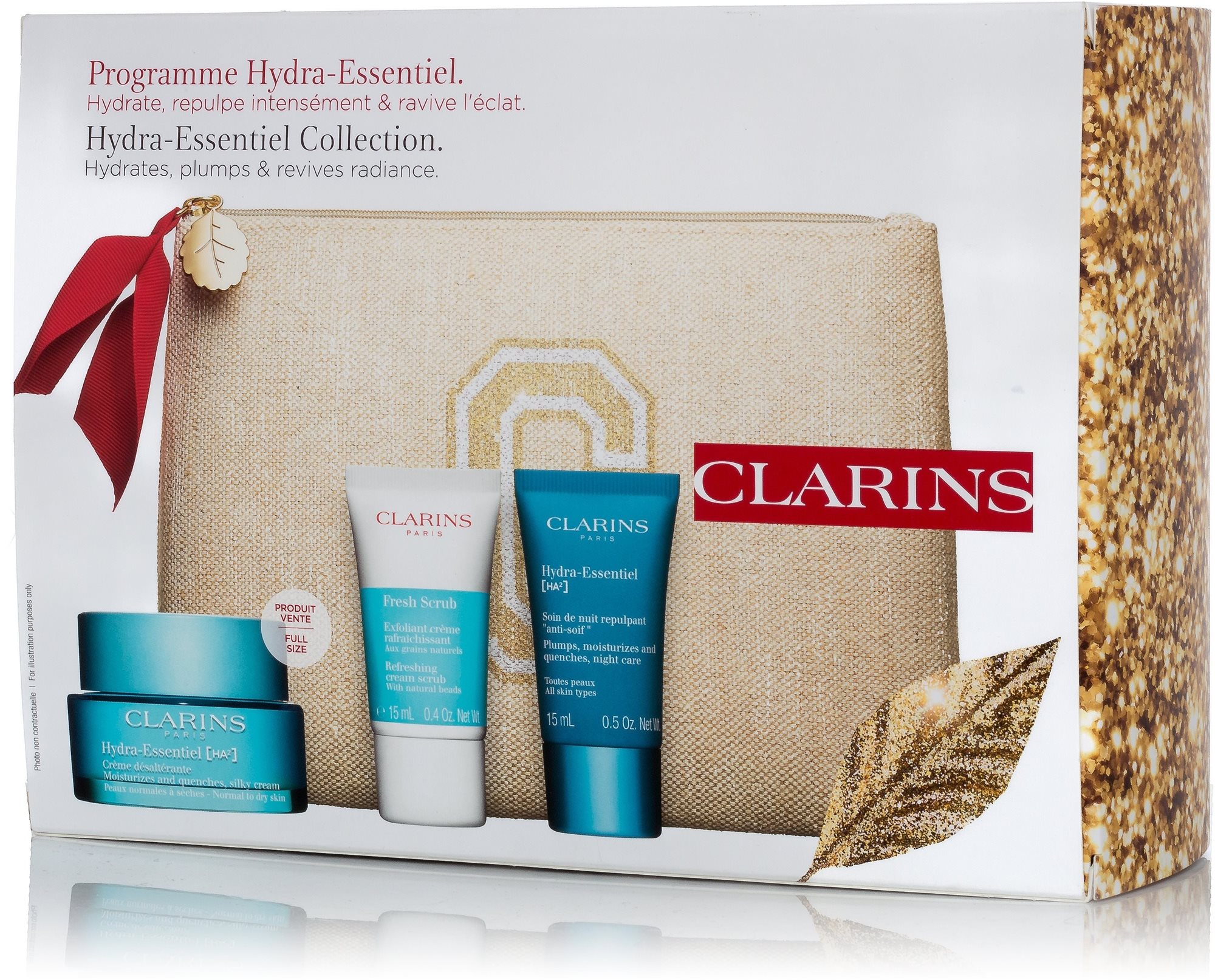 CLARINS Hydra-Essentiel Set 80 ml Darčeková sada kozmetiky