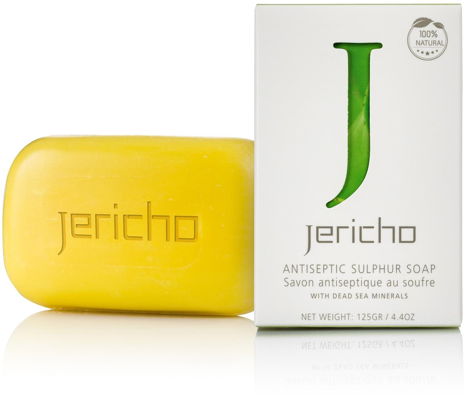 JERICHO Antiseptic sulphur soap 125 g Tuhé mýdlo