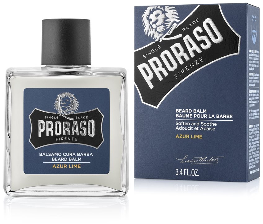 PRORASO Azur Lime Beard Balm 100 ml Balzam na fúzy