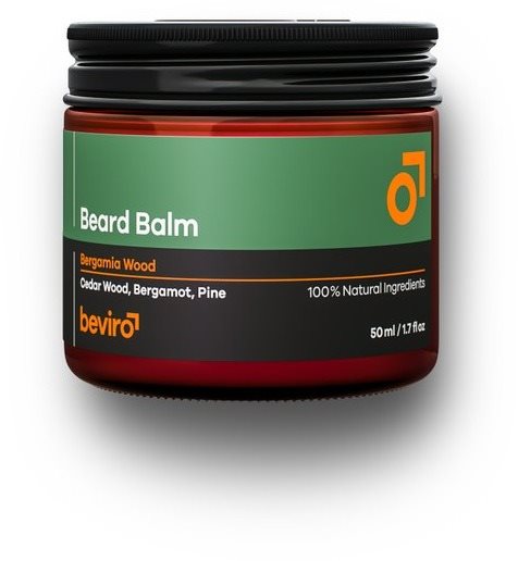 BEVIRO Bergamia Wood 50 ml Balzam na fúzy