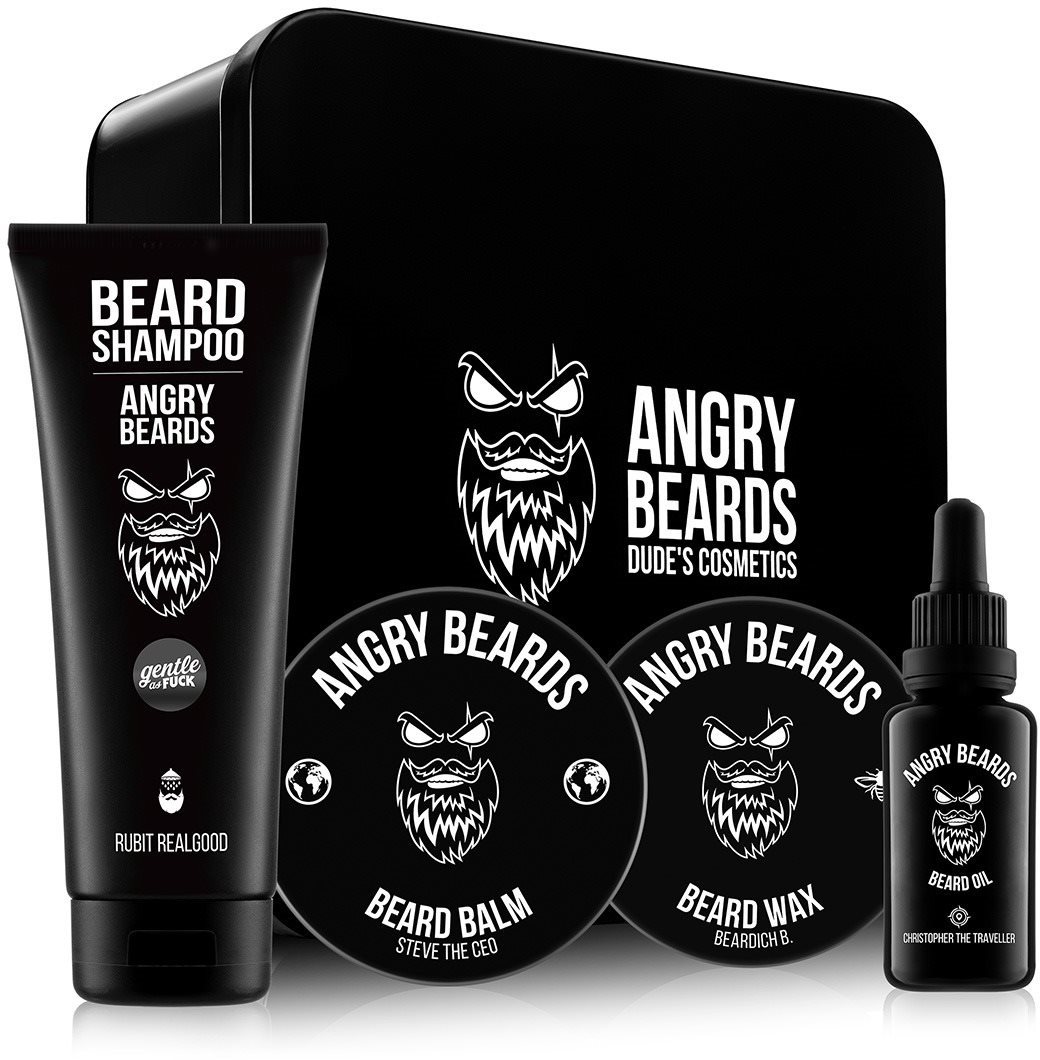 ANGRY BEARDS Christopher the Traveller Large Darčeková sada kozmetiky
