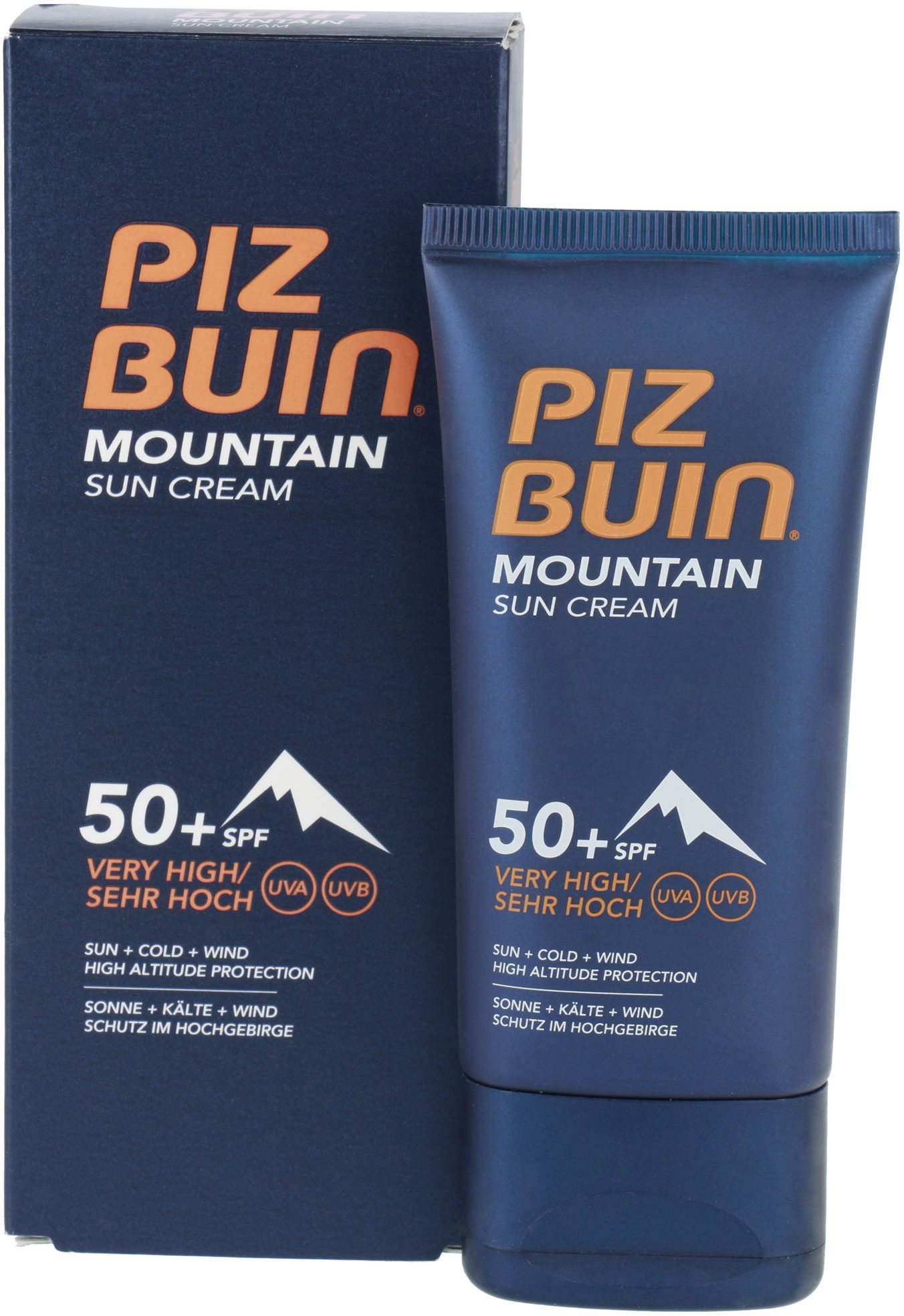 PIZ BUIN Mountain Sun Cream SPF50 + 50 ml Opaľovací krém