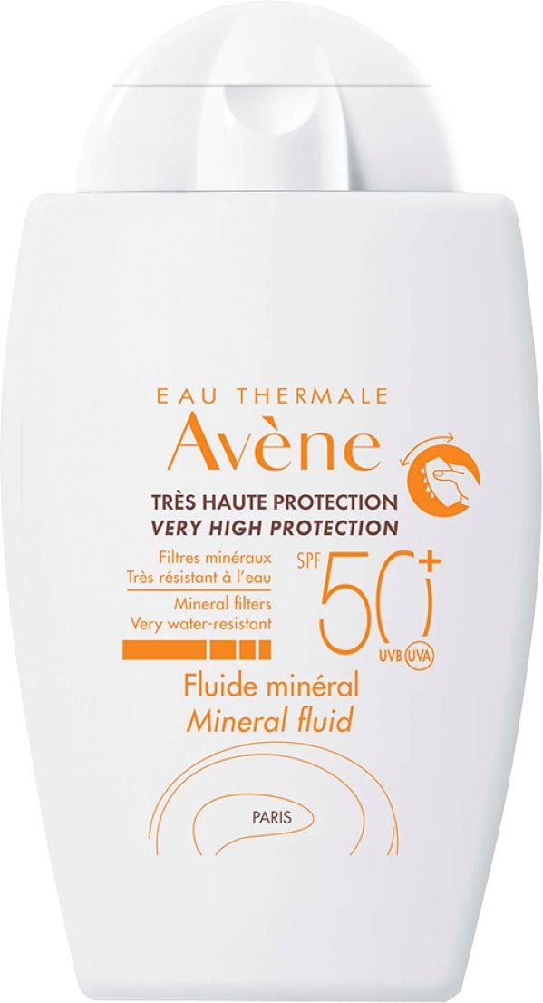 AVENE Minerálny fluid SPF 50+ 40 ml Opaľovací krém