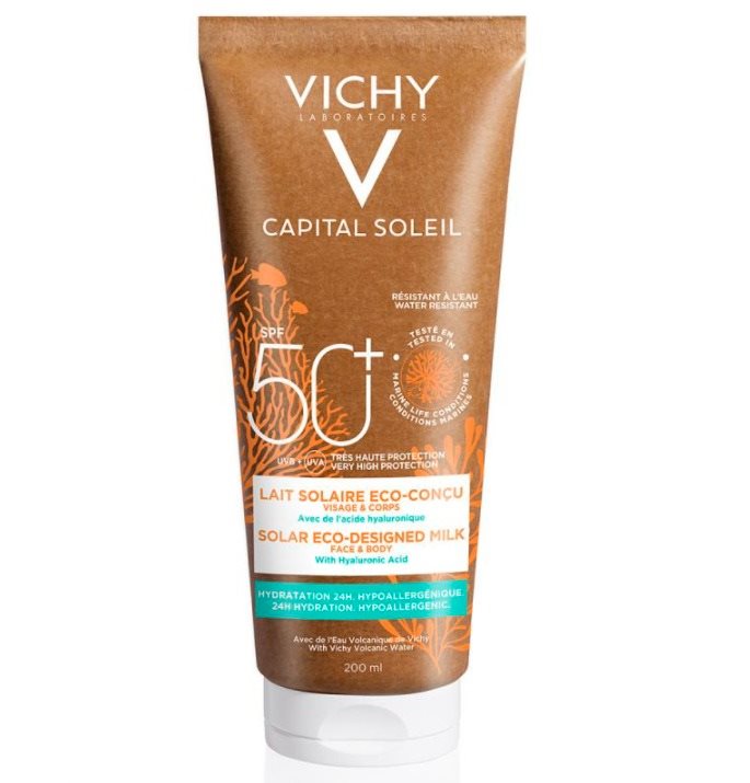 VICHY Capital Soleil Ochranné mlieko SPF 50+ 200 ml Mlieko na...