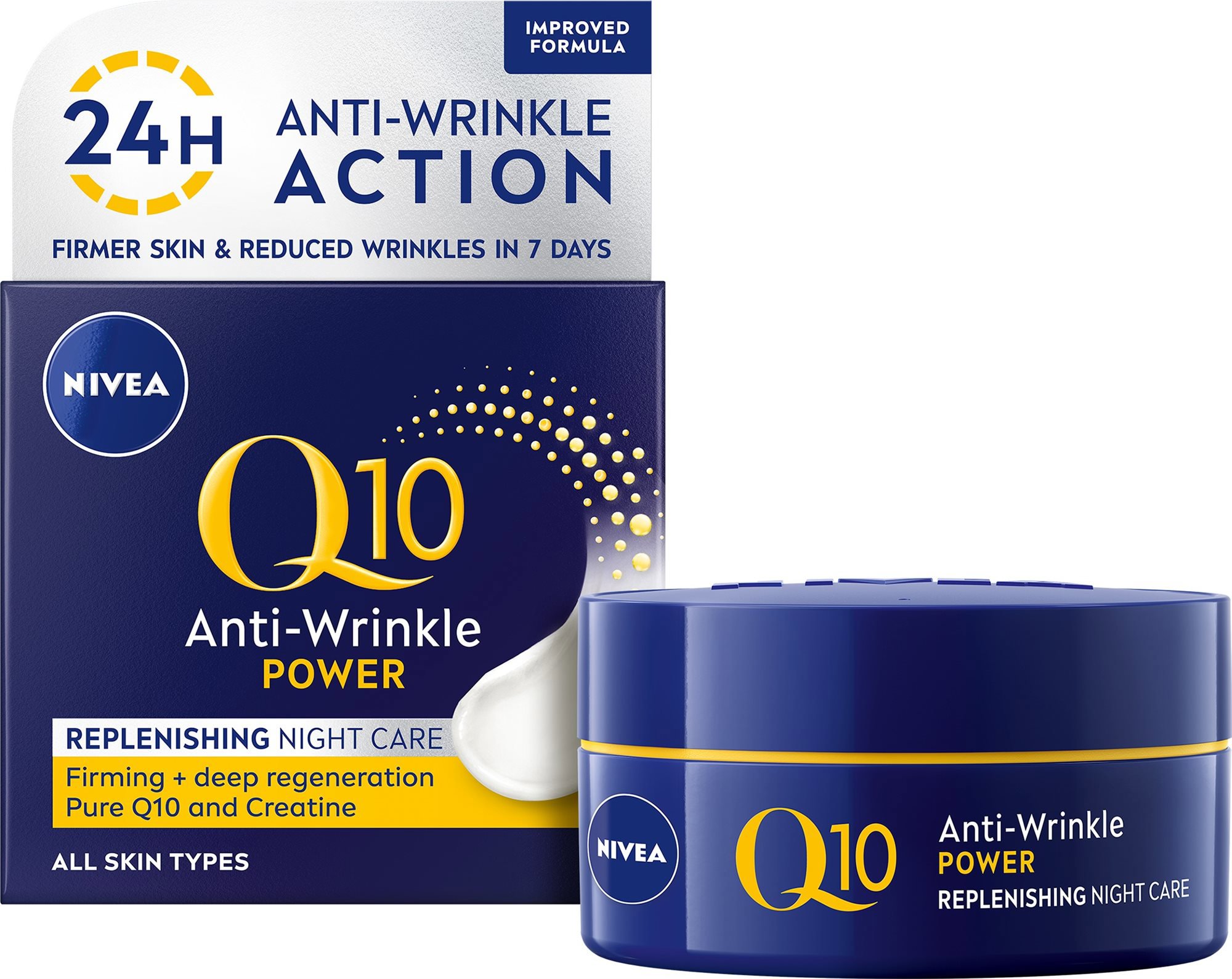 NIVEA Q10 Power Night Creme 50 ml Arckrém