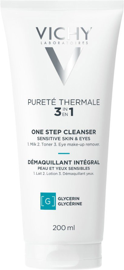 VICHY Pureté Thermale 3-in-1 One Step Cleanser 200 ml Odličovač