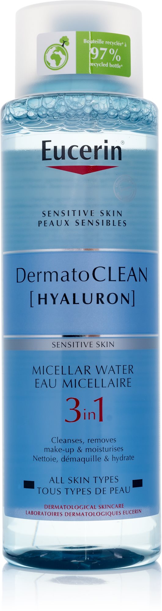 EUCERIN DermatoCLEAN Miscellar Cleansing Fluid 3in1 400 ml Micellás...