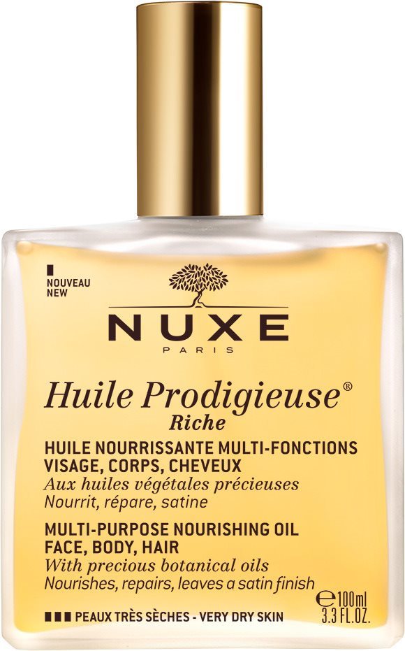 NUXE Huile Prodigieuse Riche Multi-Purpose Nourishing Oil 100 ml...