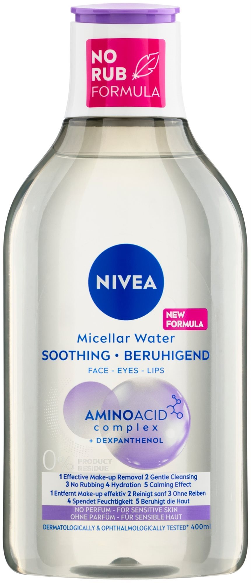 NIVEA MicellAIR Micellar Water Sensitive Skin 400 ml Micelárna voda