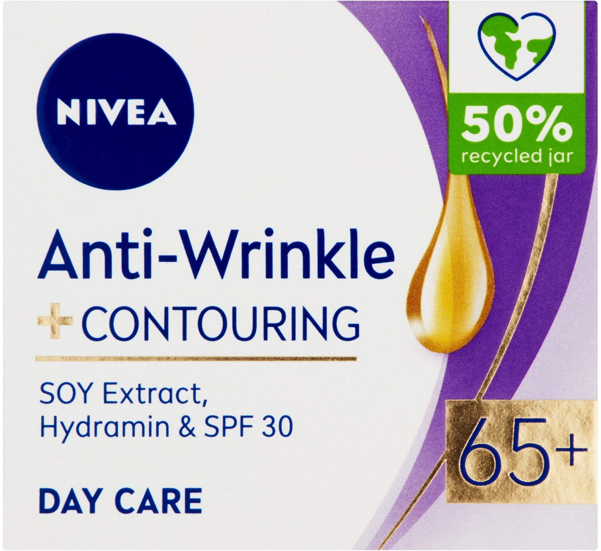 NIVEA Anti-Wrinkle Contouring 65+ Day Cream 50 ml Krém na tvár