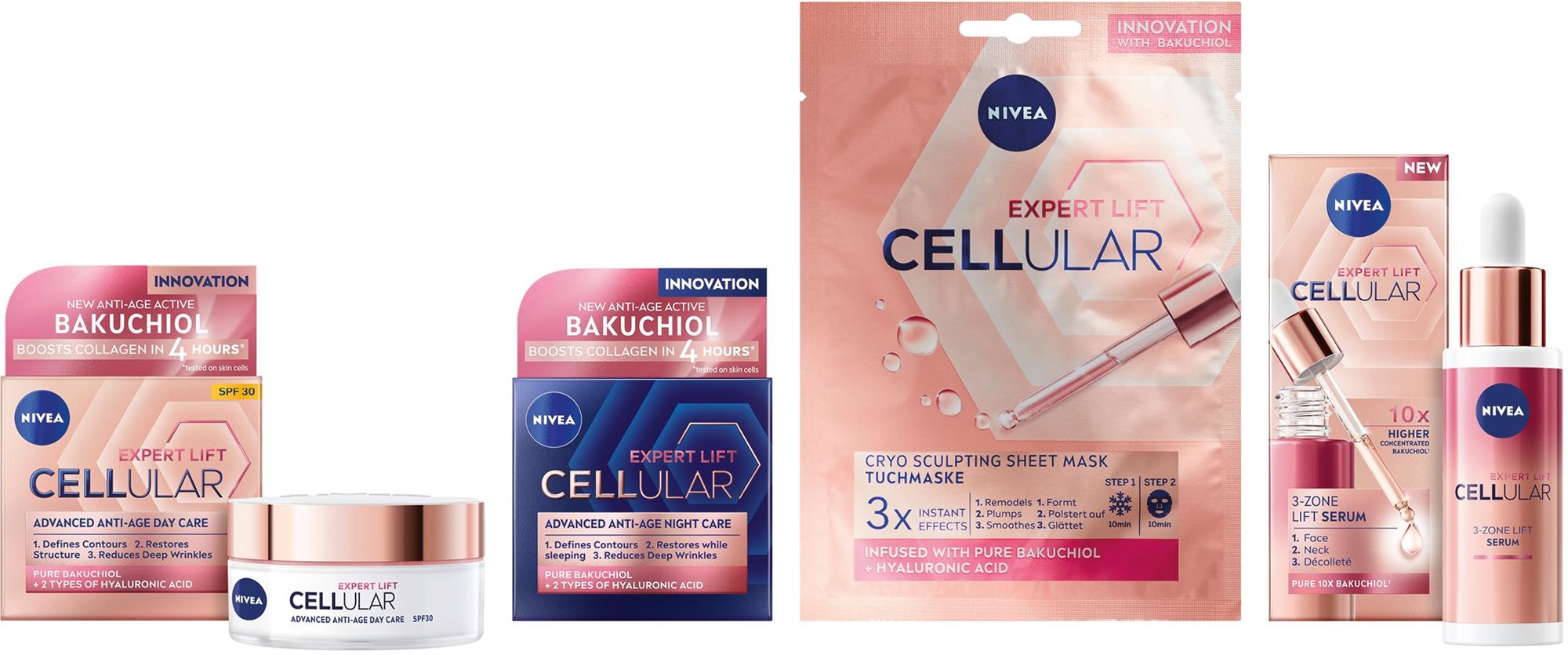 NIVEA Cellular Expert Lift Mask Set 130 ml Kozmetická sada