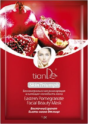TIANDE Skin Triumph S granátovým jablkom 1 ks Pleťová maska
